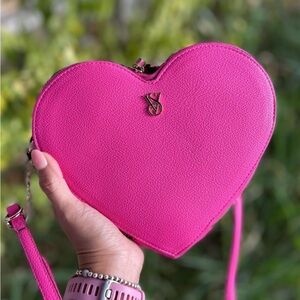 Victoria's Secret Pink Heart Crossbody Bag